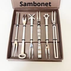 Sambonet サンボネ イタリアのカトラリー 6本セット デザートフォーク