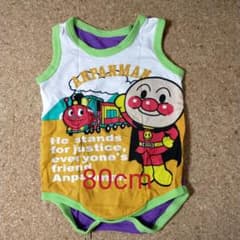 （せ）様専用★アンパンマン 80cm ロンパース タンクトップのサムネイル