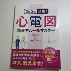 2級3級合格!心電図読み方ルールマスター : 考え方が学べる解説&実践問題50問のサムネイル
