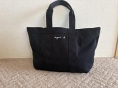 agnès b. ブラック トートバッグ TAHI-01のサムネイル