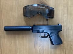 GLOCK 29C エアーコッキング サイレンサー+ゴーグル付きのサムネイル