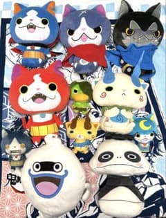 요괴 워치 봉제인형 정리 판매 11점 세트