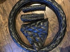 トラック ハンドルカバー モコモコ シフトノブカバー デコトラ ブーツ セットのサムネイル