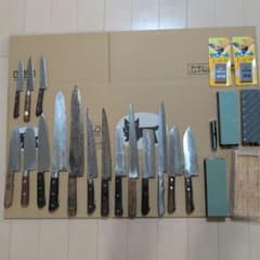 写真はじめの3枚ご覧下さい　包丁　砥石　サビトール　調理器具　まとめ売り 写真はじめの3枚ご覧下さい 包丁 砥石 サビトール 調理器具 まとめ売り