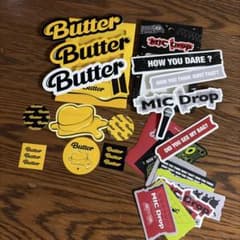 BTS ステッカーセット Butter MIC Dropのサムネイル