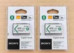 SONY NP-BX1 リチウムイオンバッテリー 2個新品のサムネイル