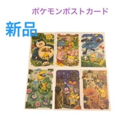 ポケモン ポストカード 6枚セット 新品 ピカチュウ カビゴン セット