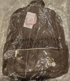 青木美沙子 さん しまむら コラボ フリルリボンリュック ブラウン 