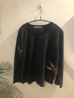 xxLISA様専用【OLLEBOREBLA】アルベロベロ 刺繍入りニットのサムネイル