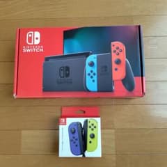 Nintendo Switch 本体 ＋ほぼ新品Joy-Conセットのサムネイル