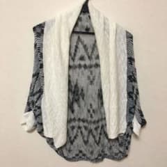 AZUL by moussy カーディガン サマーニット ネイティヴ柄のサムネイル
