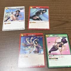 ミラクルバトルカードダス ニコ・ロビン 4枚セット　　旧ワンピースカード