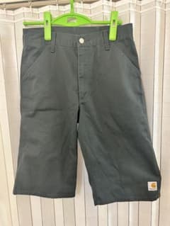 Carhartt ハーフパンツ　緑　ストリート　シティボーイ　古着のサムネイル