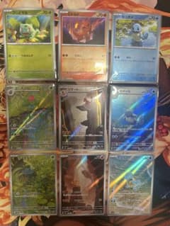 ポケモンカード 151 御三家 進化ライン ar 6枚セット 151御三家プロモ