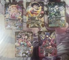 バトルスピリッツ　X 女の子　5枚セットのサムネイル