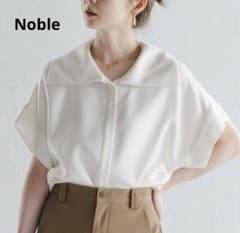 Noble✨2WAYワイドカラー ヘビーキュプラ フレンチスリーブ 半袖 日本