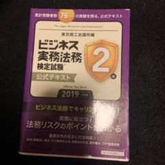 ビジネス実務法務検定試験2級公式テキスト 2019年度版のサムネイル