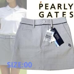 00 新品 パーリーゲイツ TEXBRIDシワ防止 ミニスカート ゴルフ 020