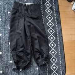 子供用 黒色 ロングパンツ 裾ベルト付き　ダボ　お祭りのサムネイル