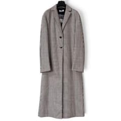 【極美品】JIL SANDER ＋ カシミヤ70% ロングジャケット　38 極美品 JIL SANDER 着丈128㎝ 中綿入りチェックロングコート 38 - メルカリ