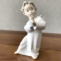 リヤドロ LLADRO】風邪をひかないように #5688 犬と少女 置物 陶器