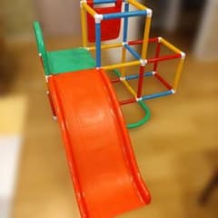 美品☆アンパンマン☆ジャングルジム☆すべり台付き