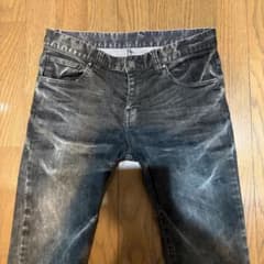 【早い者勝ち】★トルネードマート★デニム★パンツ★シンプル★M★ブラックジーンズ 早い者勝ち】トルネードマート☆シューカットデニム☆パンツ☆ジーンズ