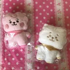 [미개봉] BT21 RJ 베이비 핑크 반짝반짝 박제 장난감 석진
