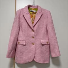 ZARA ピンク テーラードジャケット Mサイズ - メルカリ