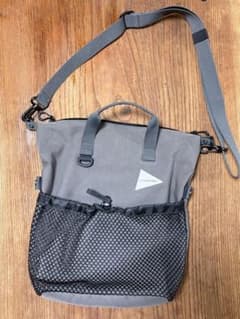 and wander トート　ショルダーバッグ 2way PE/CO