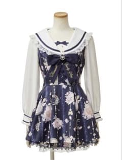 LIZLISA ジュエリー柄セットアップ ネイビーのサムネイル