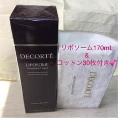新品♡コスメデコルテリポソーム〈化粧水〉170mL  コットン30枚入のサムネイル