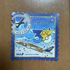 ANA ポケモンジェット 30周年記念 ステッカー - メルカリ