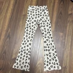 ZARA ザラ レオパード フレアパンツ 140cm 美品のサムネイル