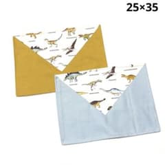【No.474】ランチマット2枚セット／シンプル　給食　恐竜　動物　男の子のサムネイル