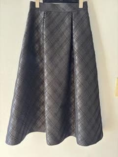 マグノリアコレクションジャガードスカート黒36望月順子さん