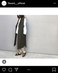 florent フローレント　ロングジレ
