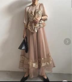 AMERI JACQUARD LAYERED TULLE DRESSのサムネイル