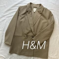H&M テーラードジャケット ベージュ Mサイズのサムネイル