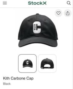 Kith Carbone Cap Black FW17のサムネイル