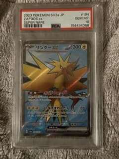 PSA10 SV2a 194/165 SR 썬더 ex