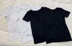 kids白黒2枚セット UNIQLO ヒートテック 半袖のサムネイル