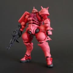 ひ*き様 HG 1/144 シャア専用ザク(GQ) GQuuuuuuX 完成品