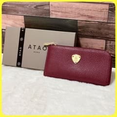 は*る様 新品同様 箱付 ATAO スリモ L字 ラウンド ジップ 長財布 レザ は*る様 新品同様 箱付 ATAO スリモ L字 ラウンド ジップ 長財布 レザ