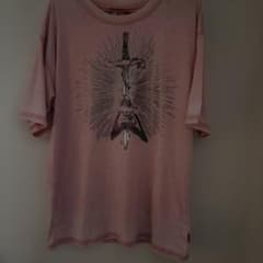 DIESEL オーバーサイズTシャツ ピンクs希少のサムネイル