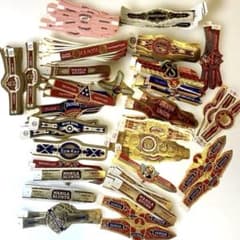 蚤の市ヴィンテージ シガーバンド 大量コレクション 約150枚 24種類