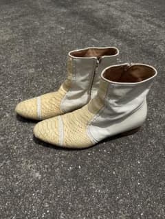 maison martin margiela 本人期 エンジニアブーツ パイソン - メルカリ