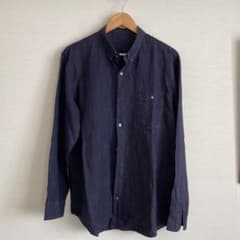 ★ パパス  papass  メンズ  リネン長袖シャツ ★のサムネイル
