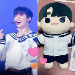 MONSTA X monstax ウォノ ぬいぐるみ 20cm 洋服 韓国のサムネイル