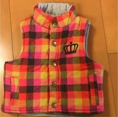 90センチ リバーシブルダウンベストのサムネイル